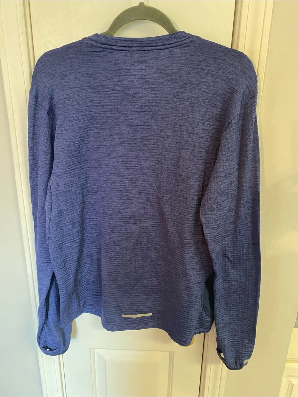 Nike Blue Heather Dri-FIT Long Sleeve Crew Size Medium - Picture 7 of 10